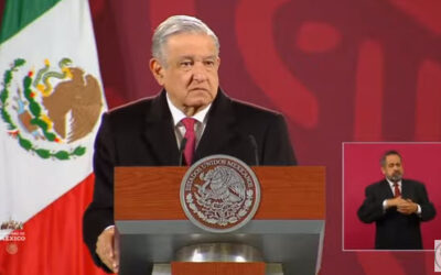 Mañanera 10 Ene 2022 desde Palacio Nacional