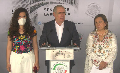 Senadora Xóchitl denuncia en EEUU a José Ramon Obrador Beltrán