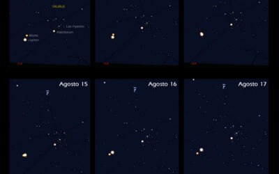 Efemérides celestes del 12 al 18 de agosto de 2024