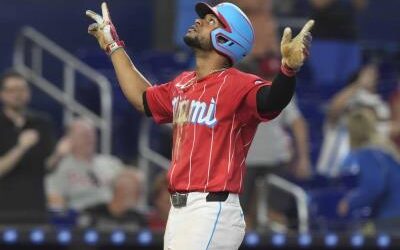 Dominicano Otto López, a un triple del ciclo en triunfo de Marlins