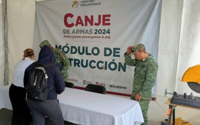 Crónica: mexiquenses armados cambian pistolas por dinero en Neza