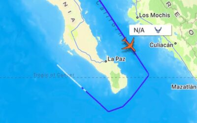 Avión de inteligencia de EU sobrevuela cerca de Cabo San Lucas