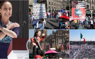 Miles llenan el Zócalo ante llamado de Sheinbaum por amenazas de Trump