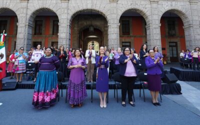 “Ni un feminicidio más»,  dice Sheinbaum en su primera conmemoración del 8M