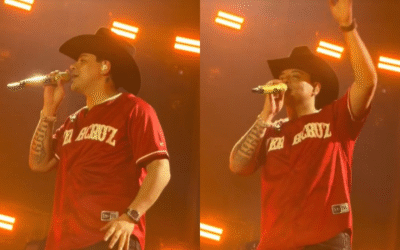 Eduin Caz se molesta con sus fanáticos por pedirle corridos