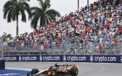 Fórmula Uno: Lando Norris ganó un caótico sprint de Miami