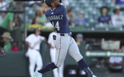 MLB;  Julio Rodríguez conecta su sexto cuadrangular del año