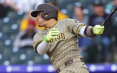 Machado ayudó con tres hits al triunfo de Randy Vásquez y Padres