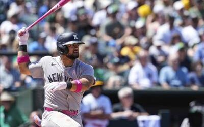 Jasson Domínguez, el dominicano 41 con un partido de 3 vuelacercas