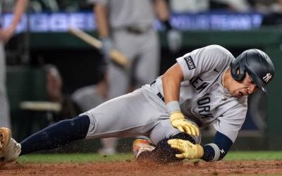 MLB: Por un  mal deslizamiento, Oswaldo Cabrera fue retirado