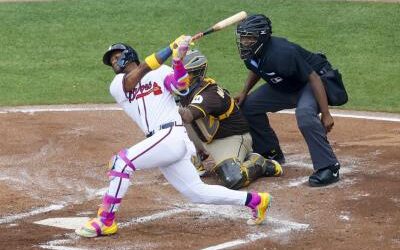 Bravos optimistas por el poder y salud de Acuña en su regreso