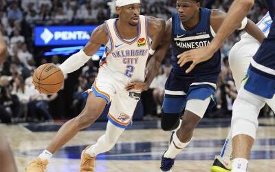 Shai Gilgeous-Alexander anota 34 y Thunder vence a Timberwolves