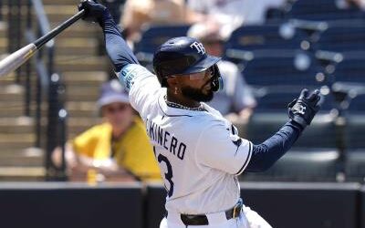Junior Caminero se deja sentir en Tampa con su producción ofensiva