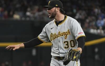 Paul Skenes domina hasta la 7ma, Piratas aplastan a Diamondbacks