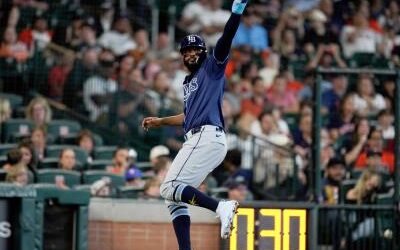 MLB:  Junior Caminero jonronea dos veces