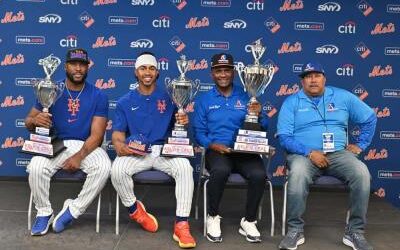 Jugadores de MLB participan con niños en anuncio copa Ramón Tallaj