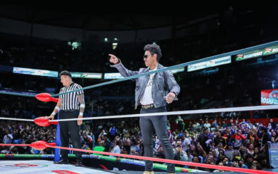 Kalimba aparece en función en la Arena México tras viralizarse su parecido a un luchador