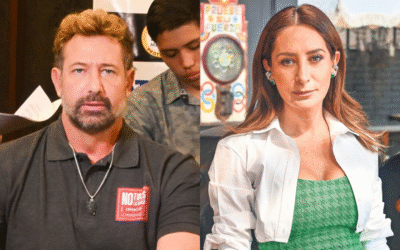Gabriel Soto y Geraldine Bazán tienen emotivo reencuentro