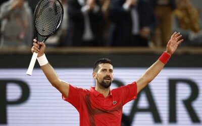 Novak Djokovic desafía a Sinner, Boisson revoluciona París
