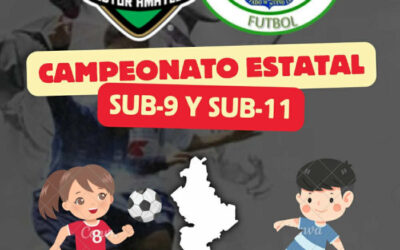 Convocan al Campeonato Estatal de Fútbol Sub-9 y Sub-11 en Nuevo León