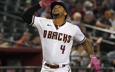 Ketel Marte lloró en partido por palabras de fanático a su madre