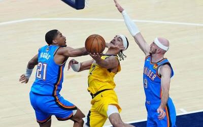 Indiana funde a Oklahoma y toma ventaja en la final de la NBA