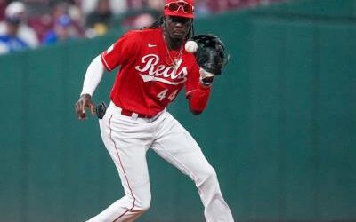 Elly de la Cruz hizo un out con un misil a 98.3 millas