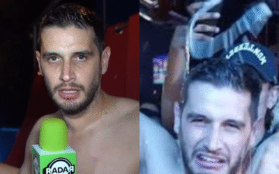 Adrián Marcelo es golpeado en la cabeza mientras grababa | VIDEO