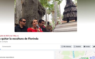 ¿Dónde está la estatua de Florinda Meza cuya retirada ha sido solicitada?