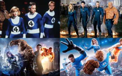 ¿Qué puntuación tienen las películas de «Los 4 Fantásticos» y qué versión es la más baja?