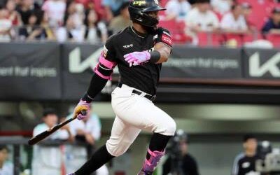 Mel Rojas Jr. agranda su historia en Corea del Sur