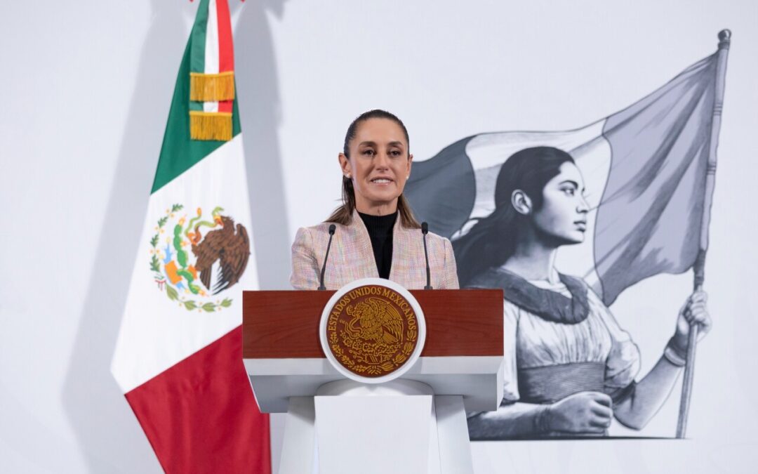 Sheinbaum considera una contradicción la resolución del INE por ‘acordeones’