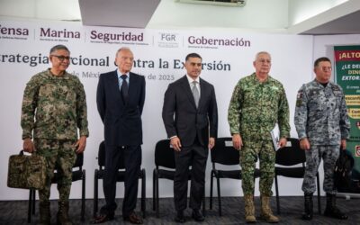 Secretaría de Seguridad presenta la Estrategia Nacional contra la Extorsión