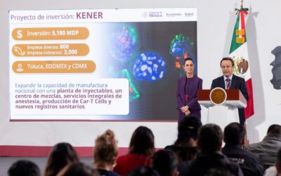 Farmacéuticas mexicanas invertirán más de 10,000 mdp como parte del Plan México