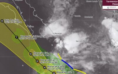 Flossie se ubica cerca de Manzanillo como huracán categoría 1