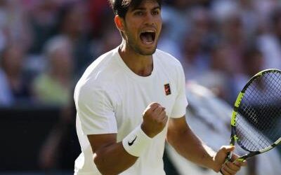 Wimbledon: Carlos Alcaraz se impone a Rublev va a cuartos de final
