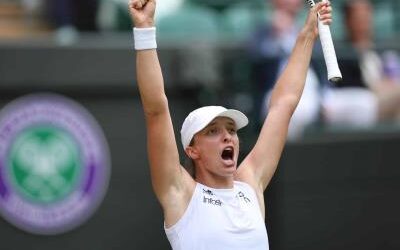 Iga Swiatek alcanza su primera semifinal en Wimbledon