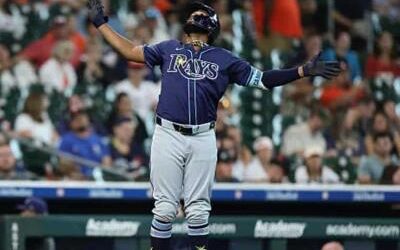 MLB: Junior Caminero conecta jonrón en el triunfo de los Rays