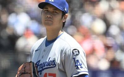 Ohtani lanza tres entradas y Dodgers rompen racha de 7 derrotas