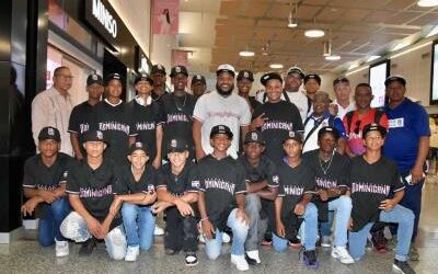 Copa Mundial de Béisbol U12 WB: equipo dominicano partió hacia Taiwán