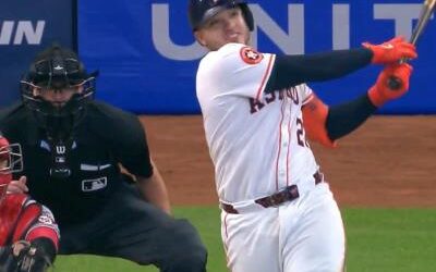MLB: Yainer Díaz jonronea en victoria aplastante de Houston