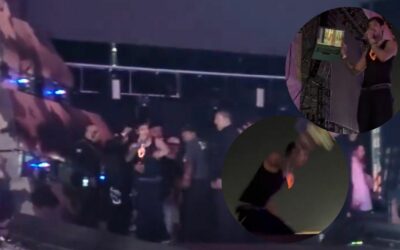 Natanael Cano golpea a su DJ y rompe una laptop en pleno show