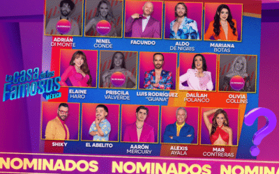 Quiénes son los nominados de la Casa de los Famosos para salir del reality
