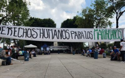 Entre policías y música, el consumo de cannabis en puntos seguros de la CDMX