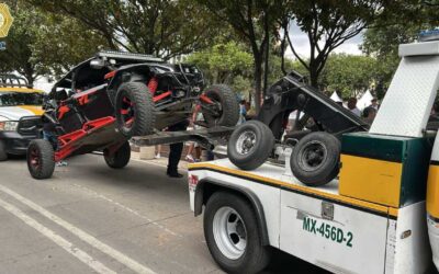 Rodada de Sandra Cuevas termina con motos en el corralón y un detenido en CDMX