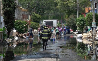 Brugada promete revisión de drenaje calle por calle y apoyo tras lluvias en CDMX