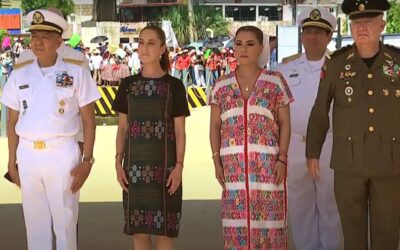 “Acapulco está de pie”: Sheinbaum pone en marcha el Marinabús en Guerrero