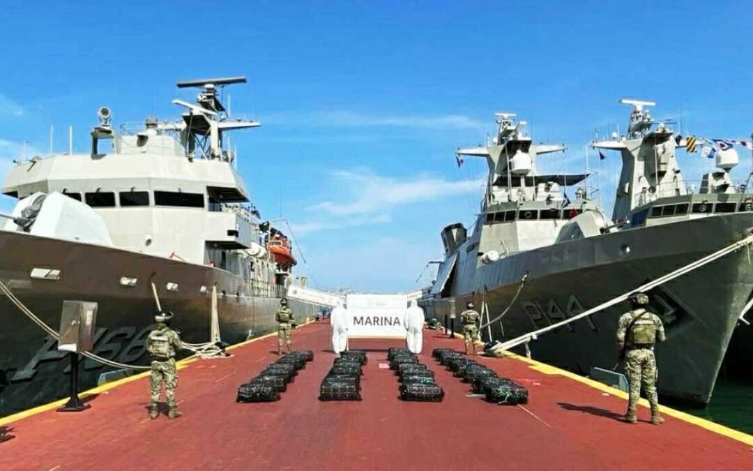 Marina asegura más de 900 kilos de cocaína en costas de Acapulco