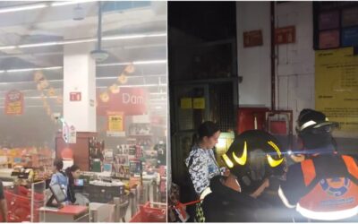 Desalojan a personas de Parque Delta por incendio; no se reportan heridos