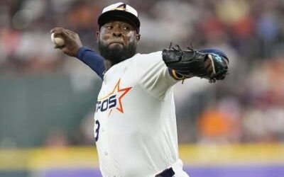 Cristian Javier abandona juego ante los Orioles